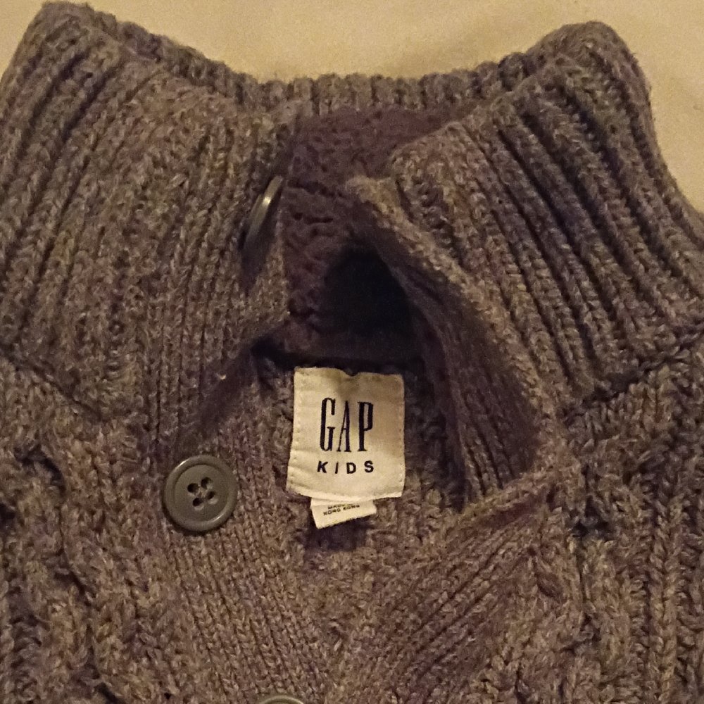 GAP Kids Charcoal Knit Sweater